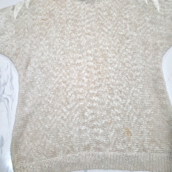 Elegant Cream Women's Top Vintage Size S. - Picture 12 of 12